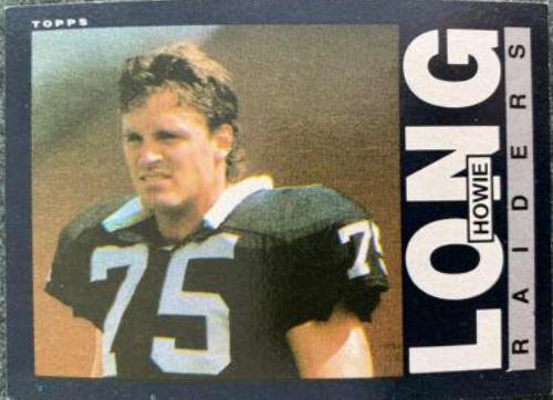 Howie Long #292 Football Cards 1985 Topps