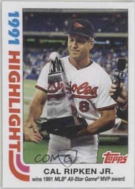 Cal Ripken Jr #74 Baseball Cards 2016 Topps Throwback Thursday