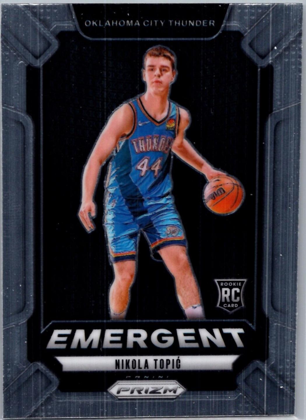 Nikola Topic #18 Basketball Cards 2024 Panini Prizm Emergent