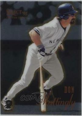 Don Mattingly #21 Baseball Cards 1995 Select Certified
