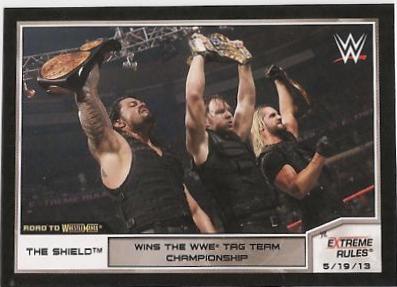 The Shield #10 Wrestling Cards 2014 Topps WWE Road to Wrestlemania