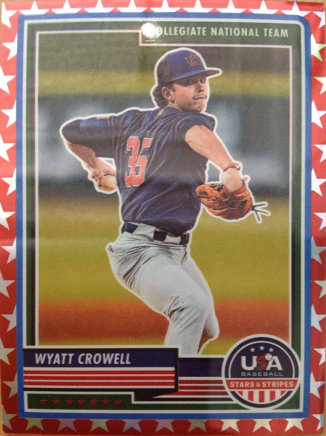 Wyatt Crowell #65 2023 Panini Stars & Stripes USA Baseball