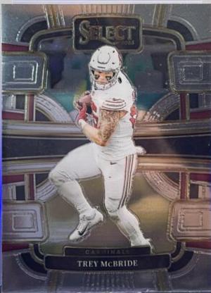 Trey McBride #1 Football Cards 2023 Panini Select