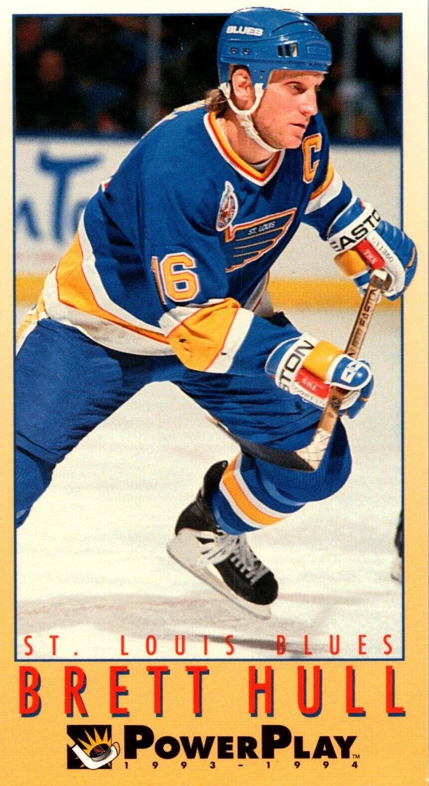 Brett Hull #211 Hockey Cards 1993 Fleer Power Play