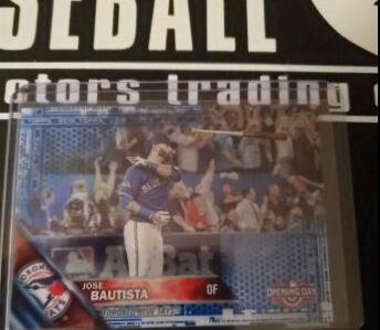 Jose Bautista #OD-187 Baseball Cards 2016 Topps Opening Day