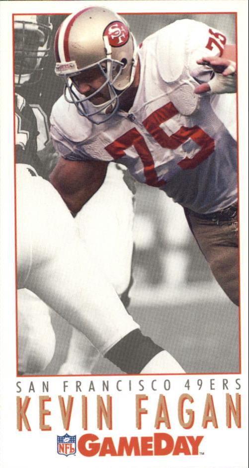 Kevin Fagan #14 Football Cards 1992 Fleer Gameday