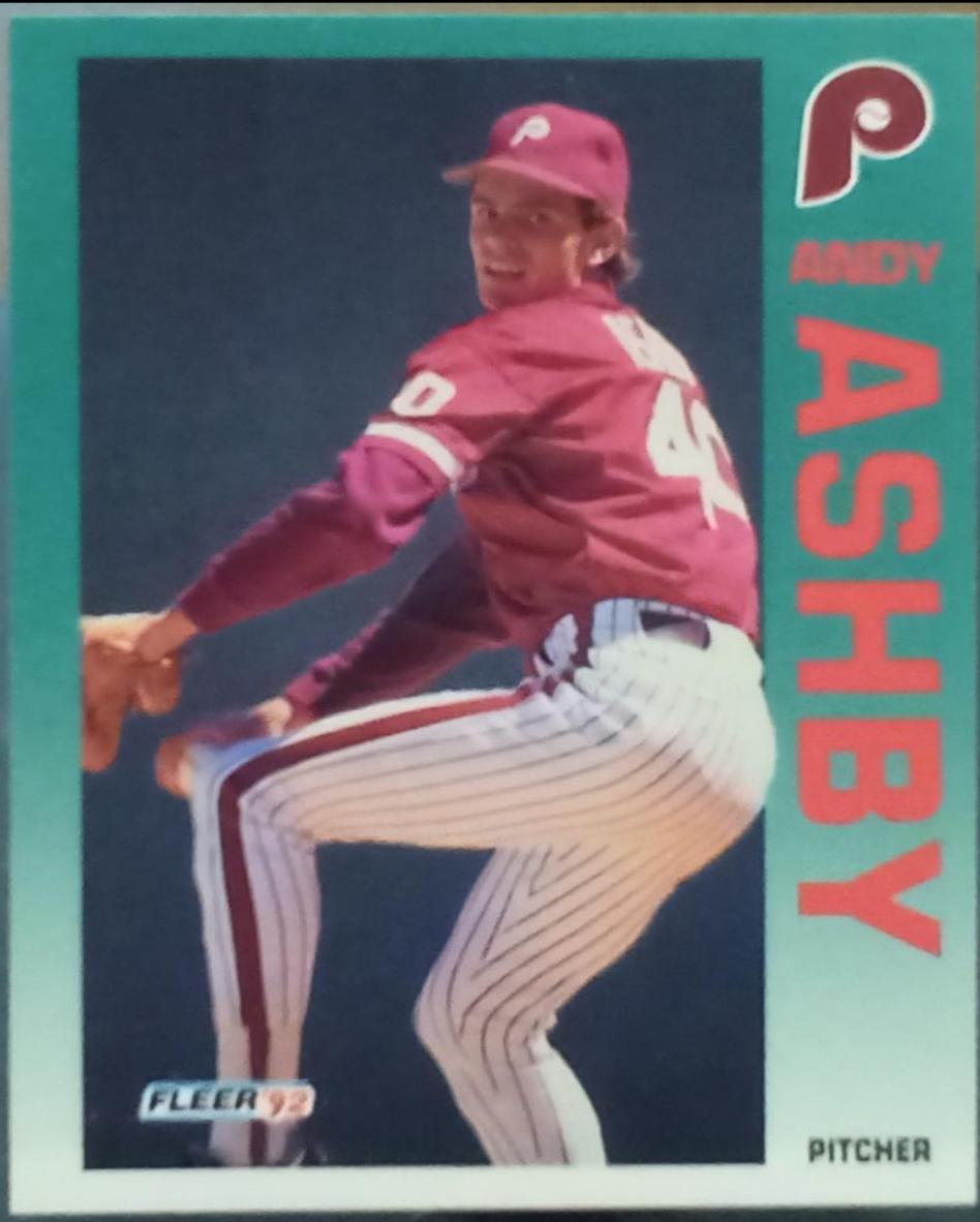 Andy Ashby #521 Baseball Cards 1992 Fleer