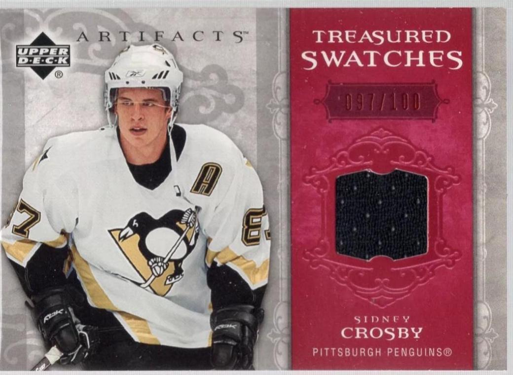 Sidney Crosby #TS-SC Hockey Cards 2006 Upper Deck Artifacts Treasured Swatches