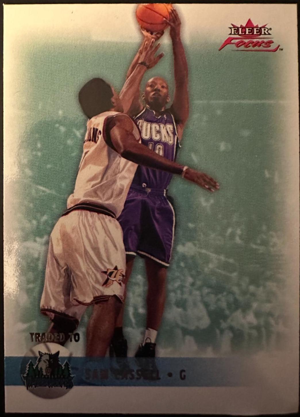 Sam Cassell #52 Basketball Cards 2003 Fleer Focus