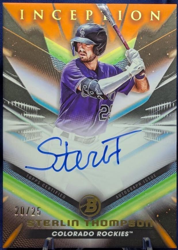 Sterlin Thompson [Orange Foil] #BPA-ST