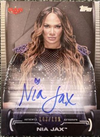 Nia Jax #A-NJ Wrestling Cards 2021 Topps WWE Undisputed Superstar Roster Autographs