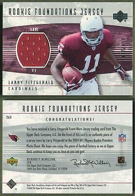 Larry Fitzgerald #260 2004 Upper Deck Foundations Football