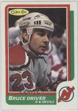 Bruce Driver #19 Hockey Cards 1986 O-Pee-Chee