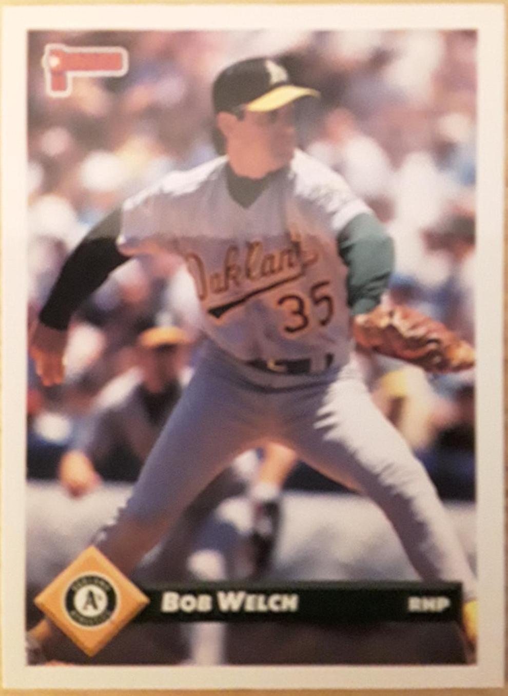 Bob Welch #579 Baseball Cards 1993 Donruss
