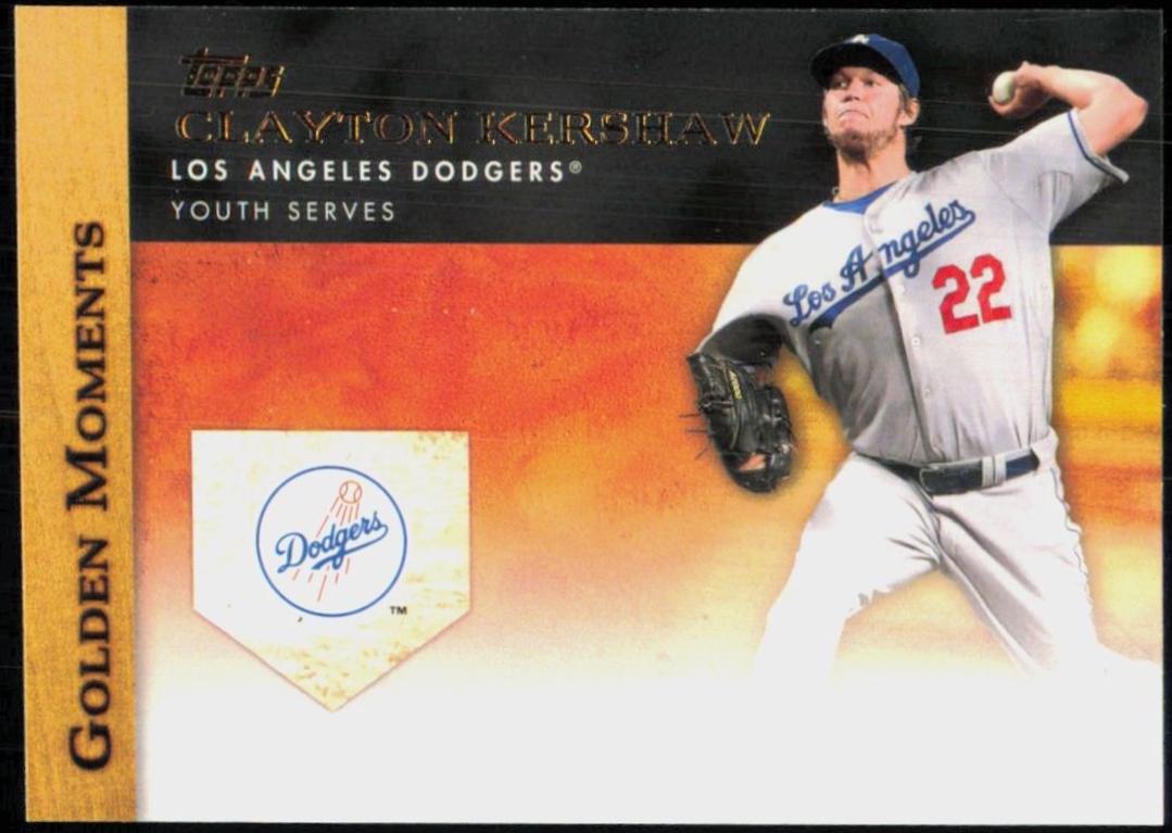 Clayton Kershaw #GM-7 2012 Topps Golden Moments Baseball