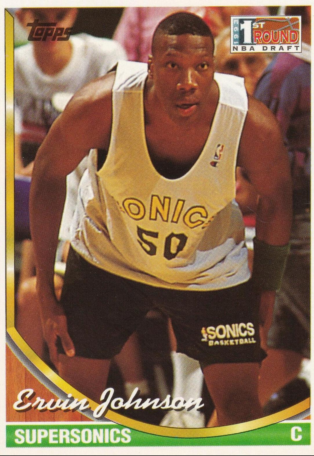 Ervin Johnson #171 Basketball Cards 1993 Topps