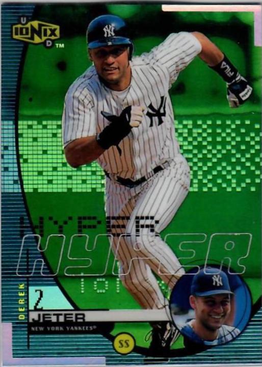Derek Jeter #H8 Baseball Cards 1999 Upper Deck Ionix Hyper