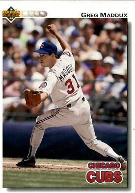 Greg Maddux #353 Baseball Cards 1992 Upper Deck