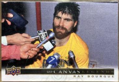 Ray Bourque #C-70 2020-21 SP Signature Edition Legends Hockey UD Canvas Legends