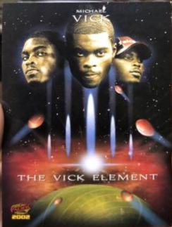 Michael Vick #1 Football Cards 2002 Pacific Feature Attractions