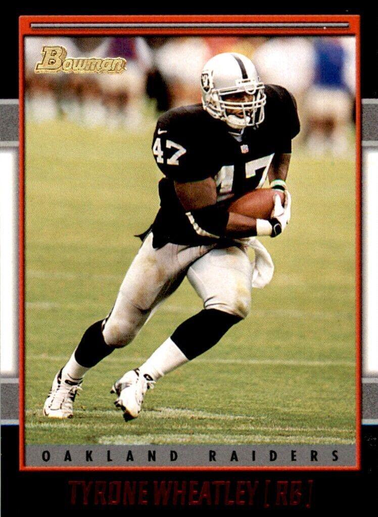 Tyrone Wheatley #81 2001 Bowman Football