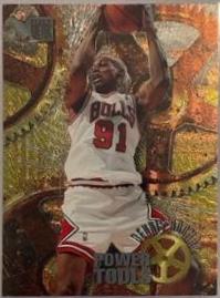 Dennis Rodman #9 Basketball Cards 1996 Metal Power Tools