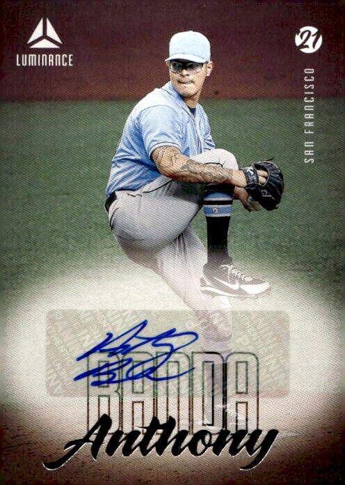 Anthony Banda #LA-AB Baseball Cards 2021 Panini Chronicles Luminance Autographs
