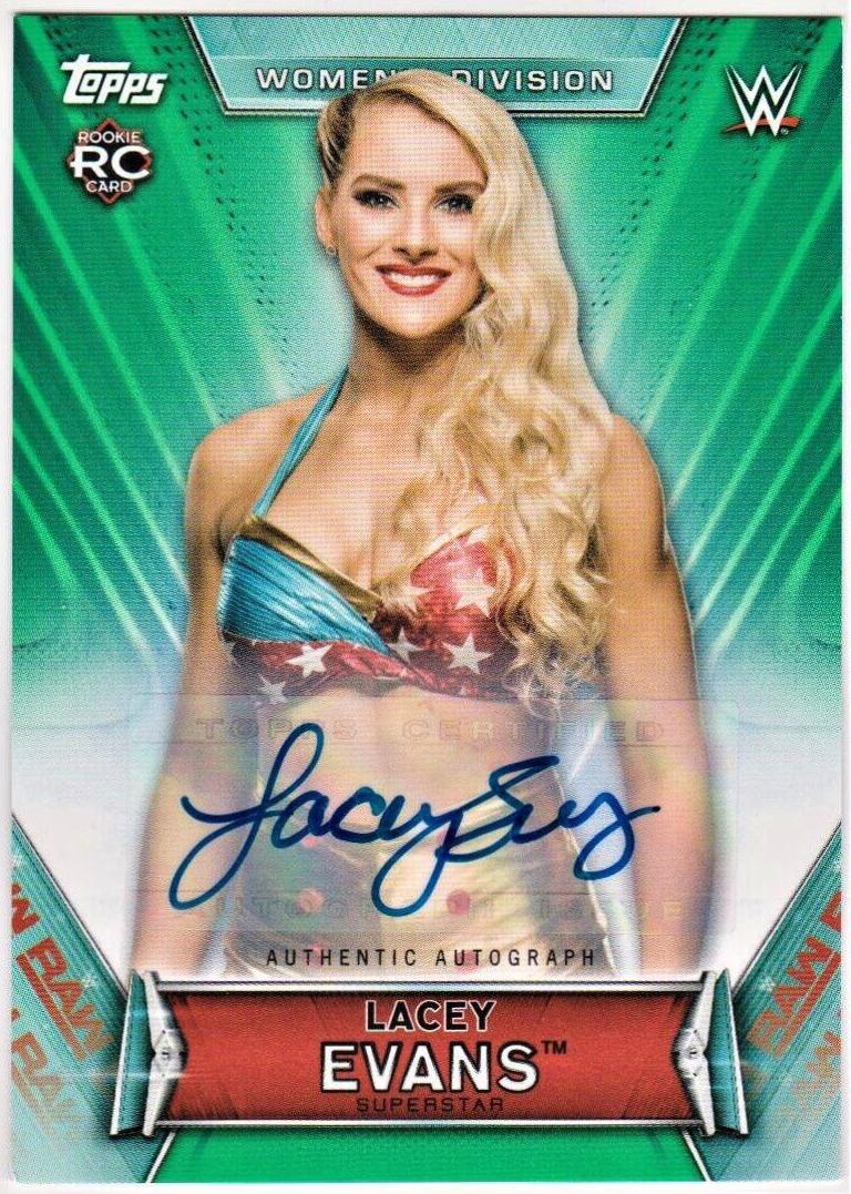 Lacey Evans #A-LE Wrestling Cards 2019 Topps WWE Women's Division Autographs