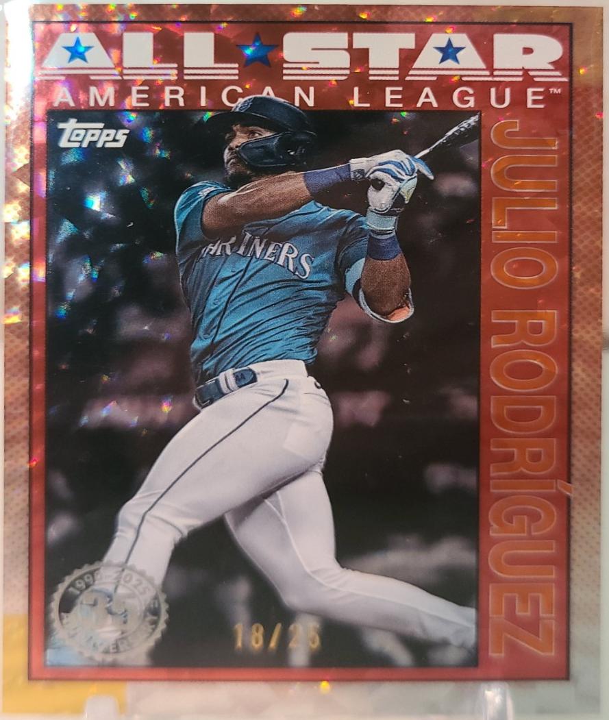 Julio Rodriguez [Orange Crackle Foil] #90AS-48