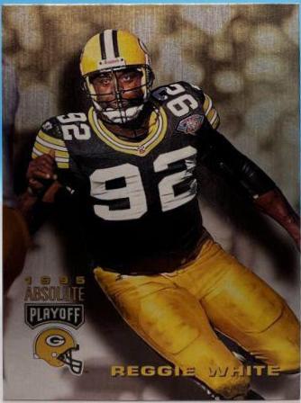 Reggie White #2 Football Cards 1995 Playoff Absolute