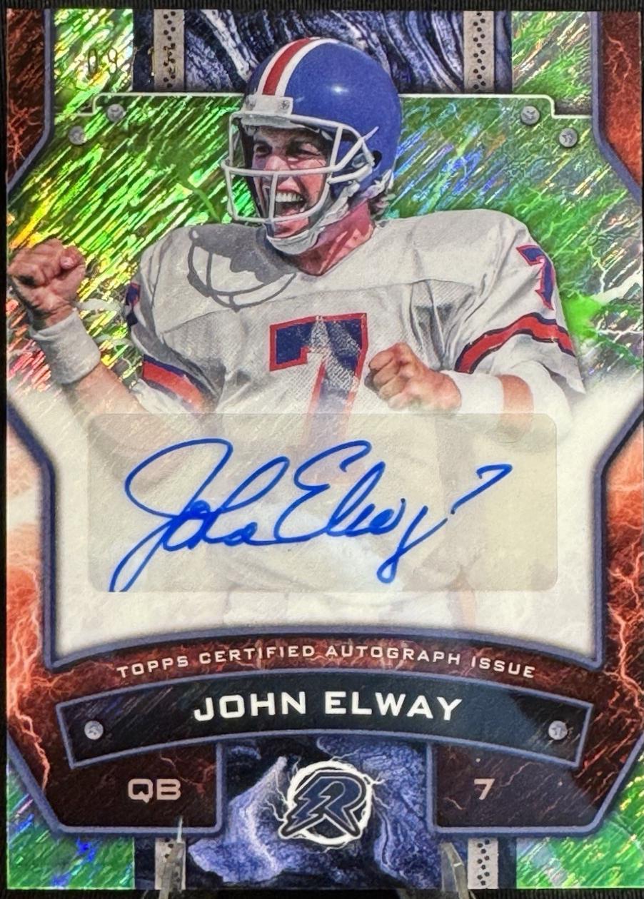 John Elway #RS-JE Football Cards 2024 Topps Resurgence Signature