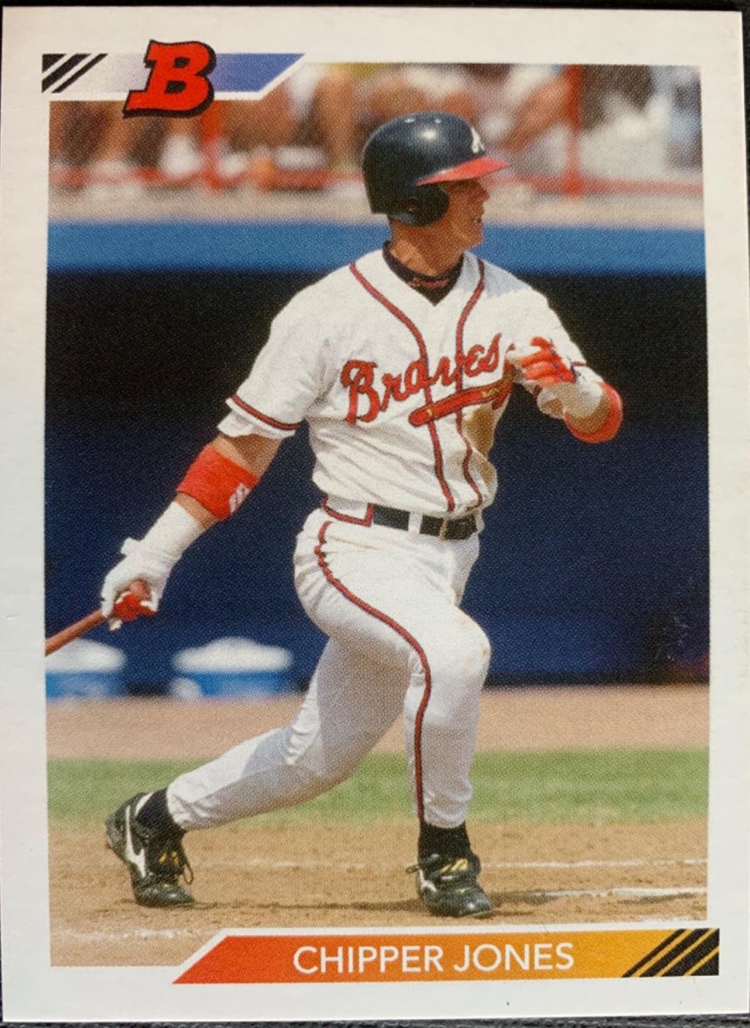 Chipper Jones #39 2021 Topps Throwback Thursday Baseball
