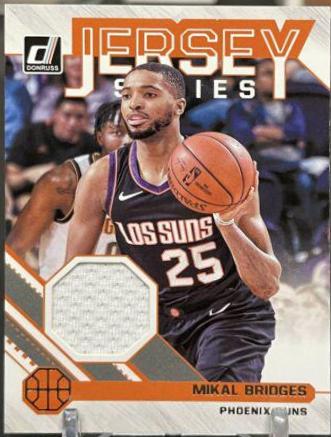 Mikal Bridges #29 Basketball Cards 2020 Donruss Jersey Series
