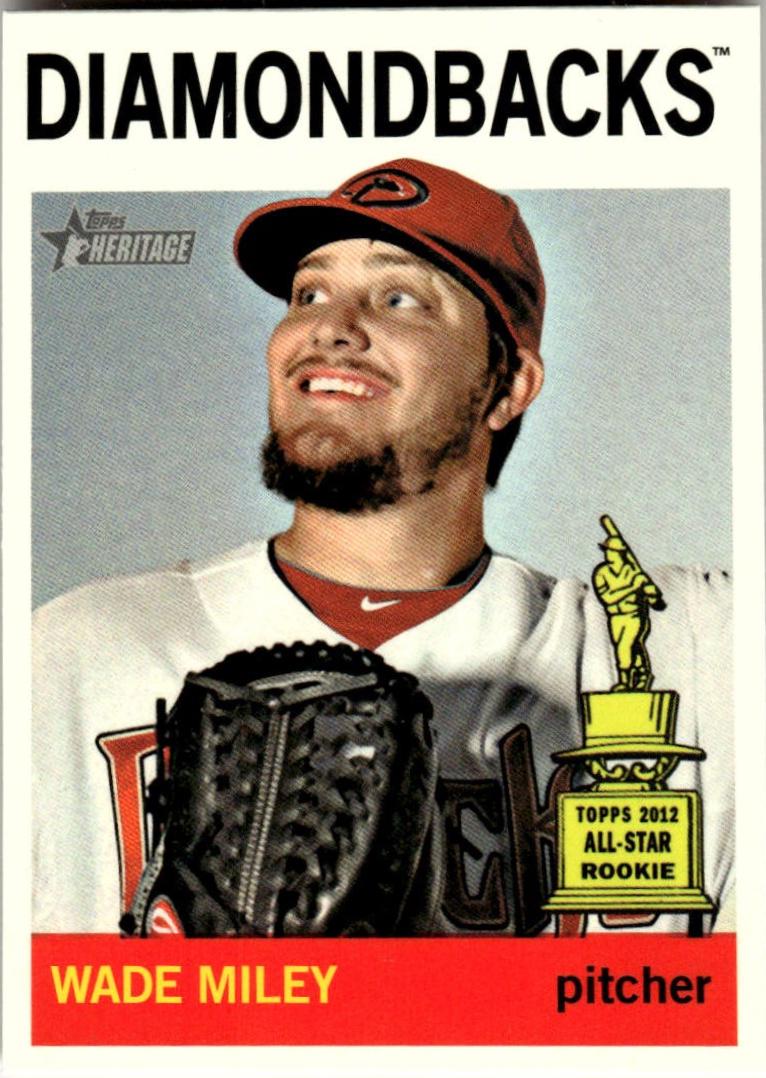 Wade Miley #474 2013 Topps Heritage Baseball