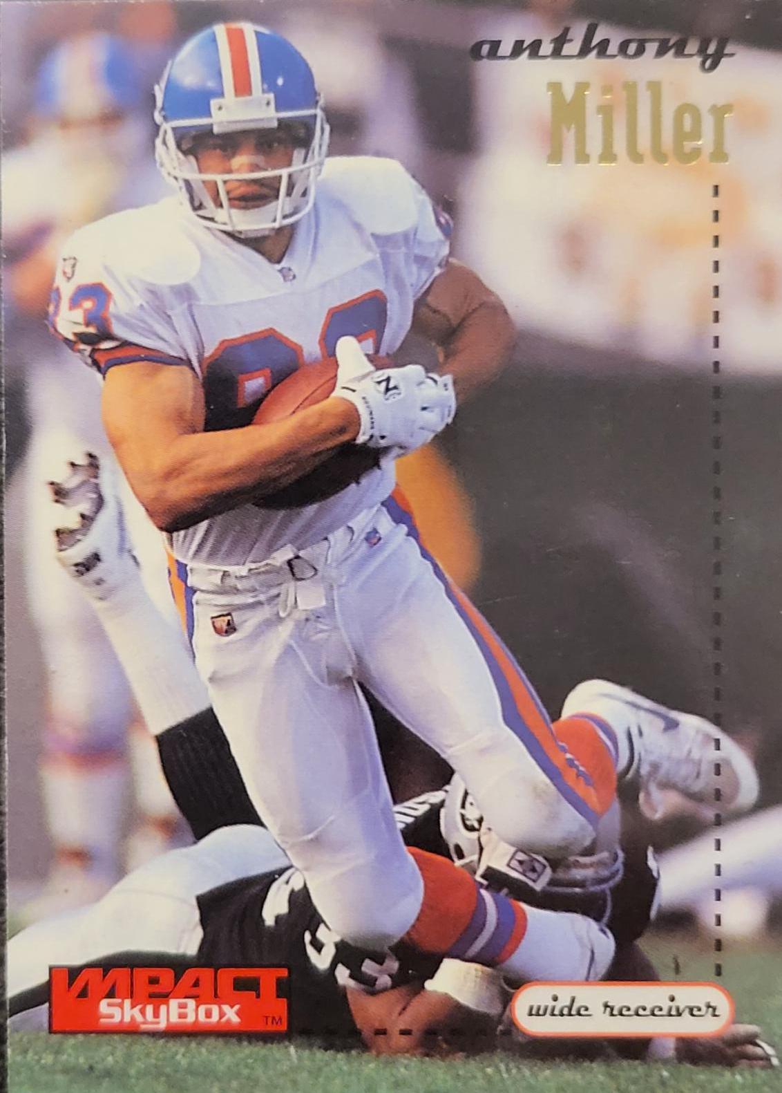 Anthony Miller #43 Football Cards 1996 Skybox Impact