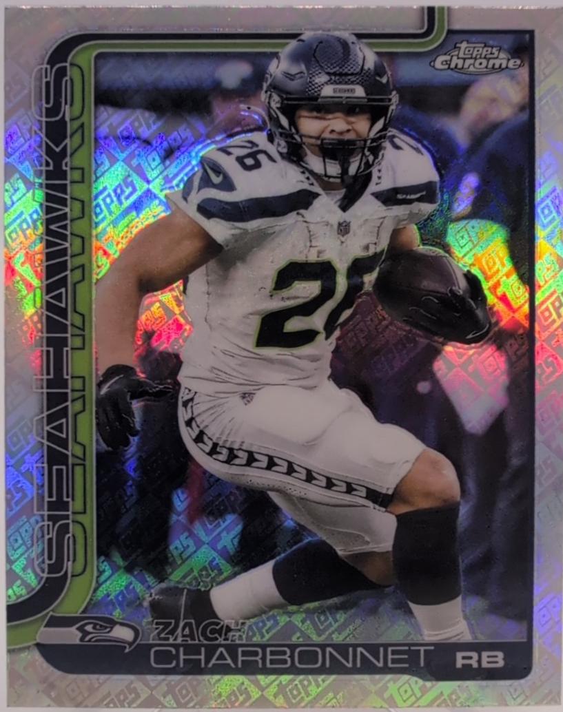 Zach Charbonnet [Topps Refractor] #279 Prices | 2025 Topps Chrome
