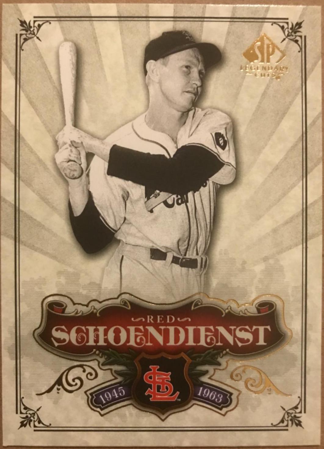 Red Schoendienst #14 Baseball Cards 2006 SP Legendary Cuts