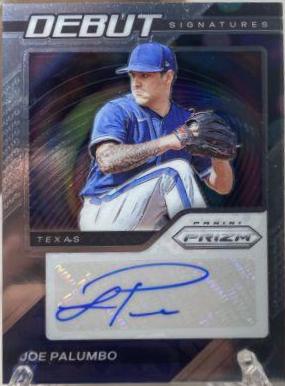 Joe Palumbo #DS-JP Baseball Cards 2021 Panini Prizm Debut Signatures