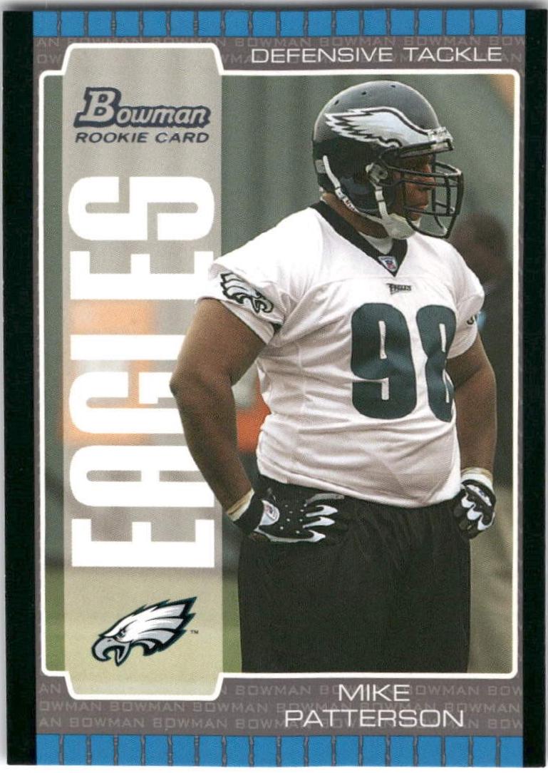 Mike Patterson #141 2005 Bowman Football