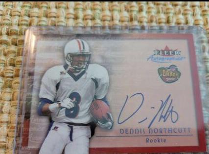 Dennis Northcutt Football Cards 2000 Fleer Autographics