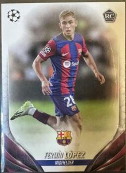 Fermin Lopez #38 Soccer Cards 2023 Topps UEFA Club