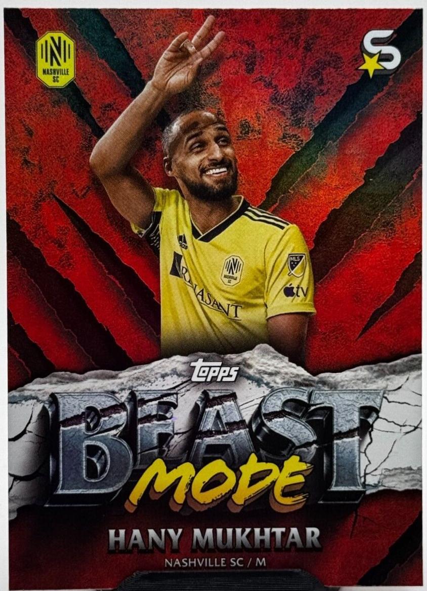 Hany Mukhtar #BM-3 Soccer Cards 2024 Topps Superstars MLS Beast Mode