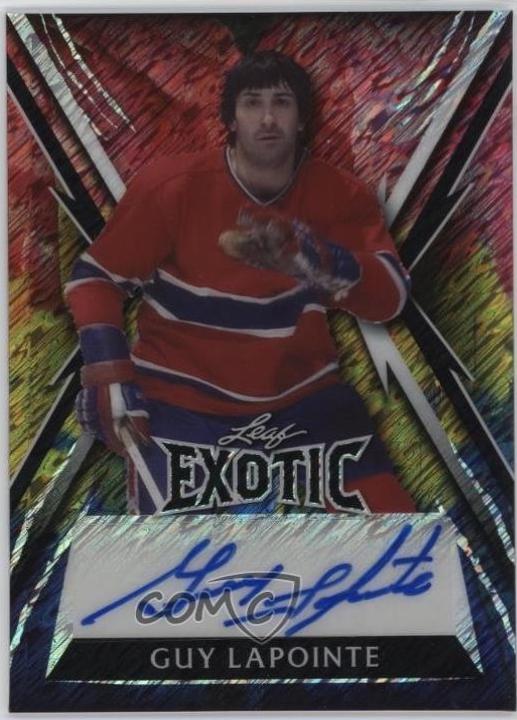 Guy Lapointe #E-GL2 2024 Leaf Metal Legends Exotic Autograph Hockey