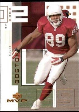 David Boston #3 Football Cards 2002 Upper Deck MVP