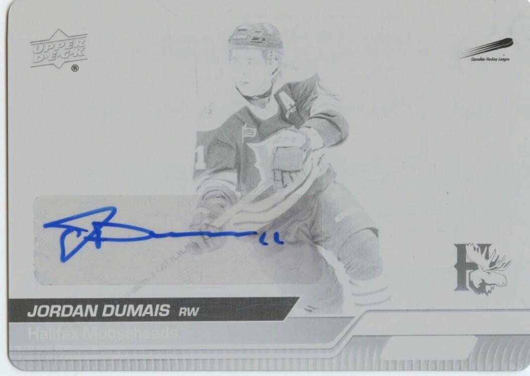 Jordan Dumais [Printing Plate Autograph] #316