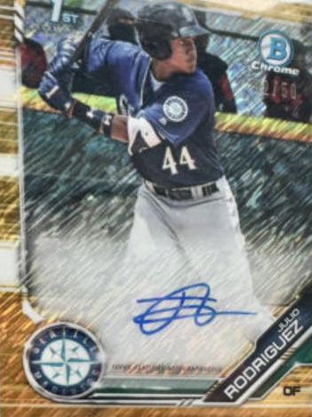 Julio Rodriguez [Gold Refractor] #PA-JRO