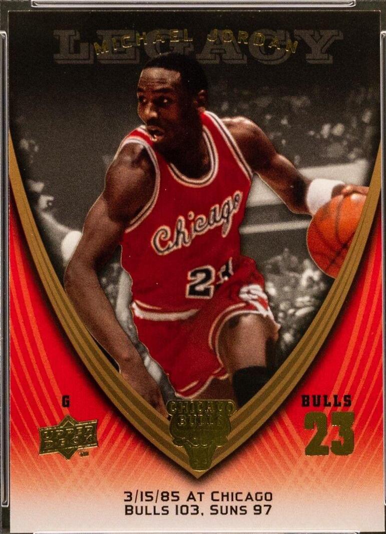 Michael Jordan #67 Basketball Cards 2008 Upper Deck Jordan Legacy