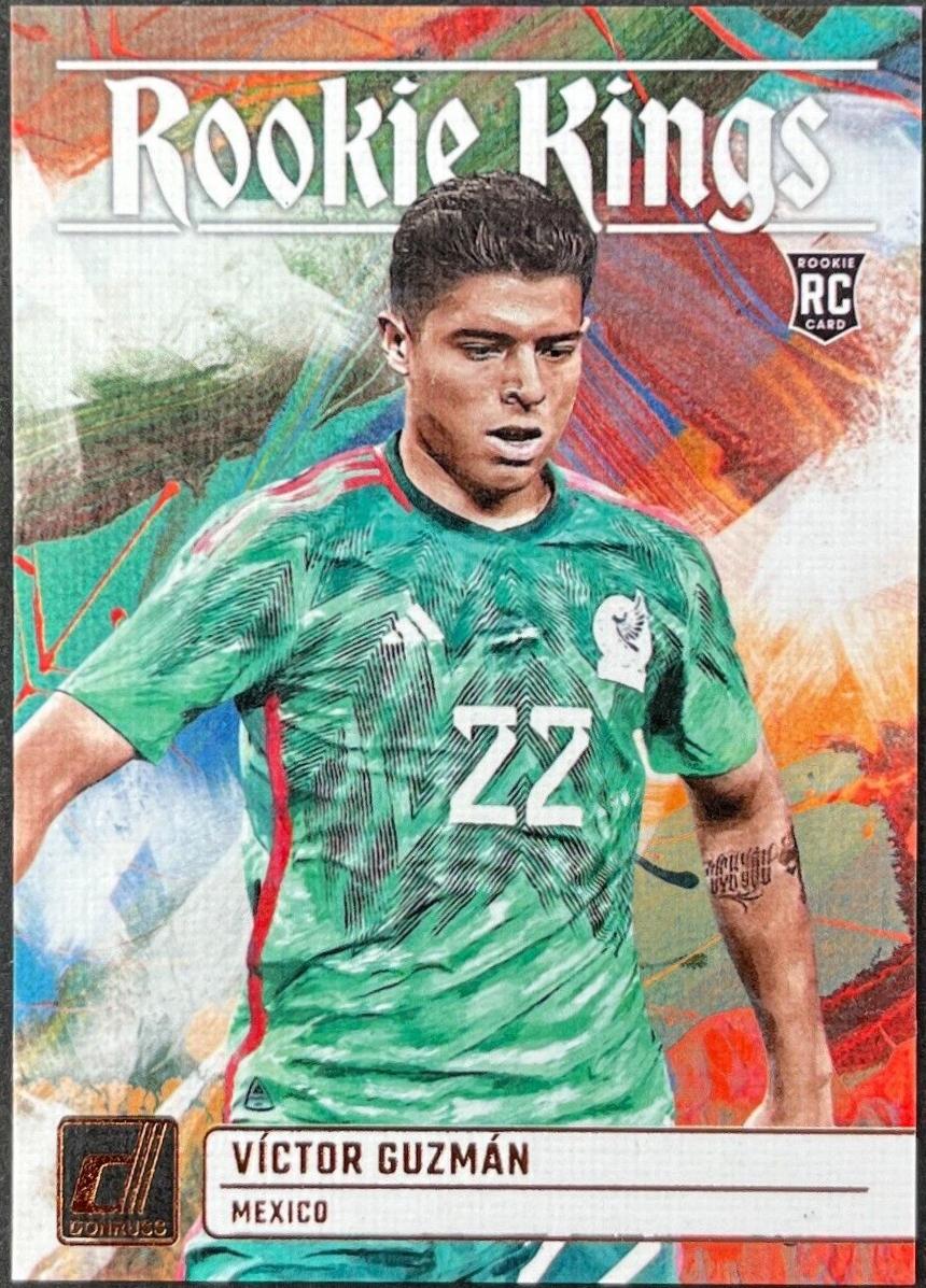 Victor Guzman #8 Soccer Cards 2023 Panini Donruss Rookie Kings