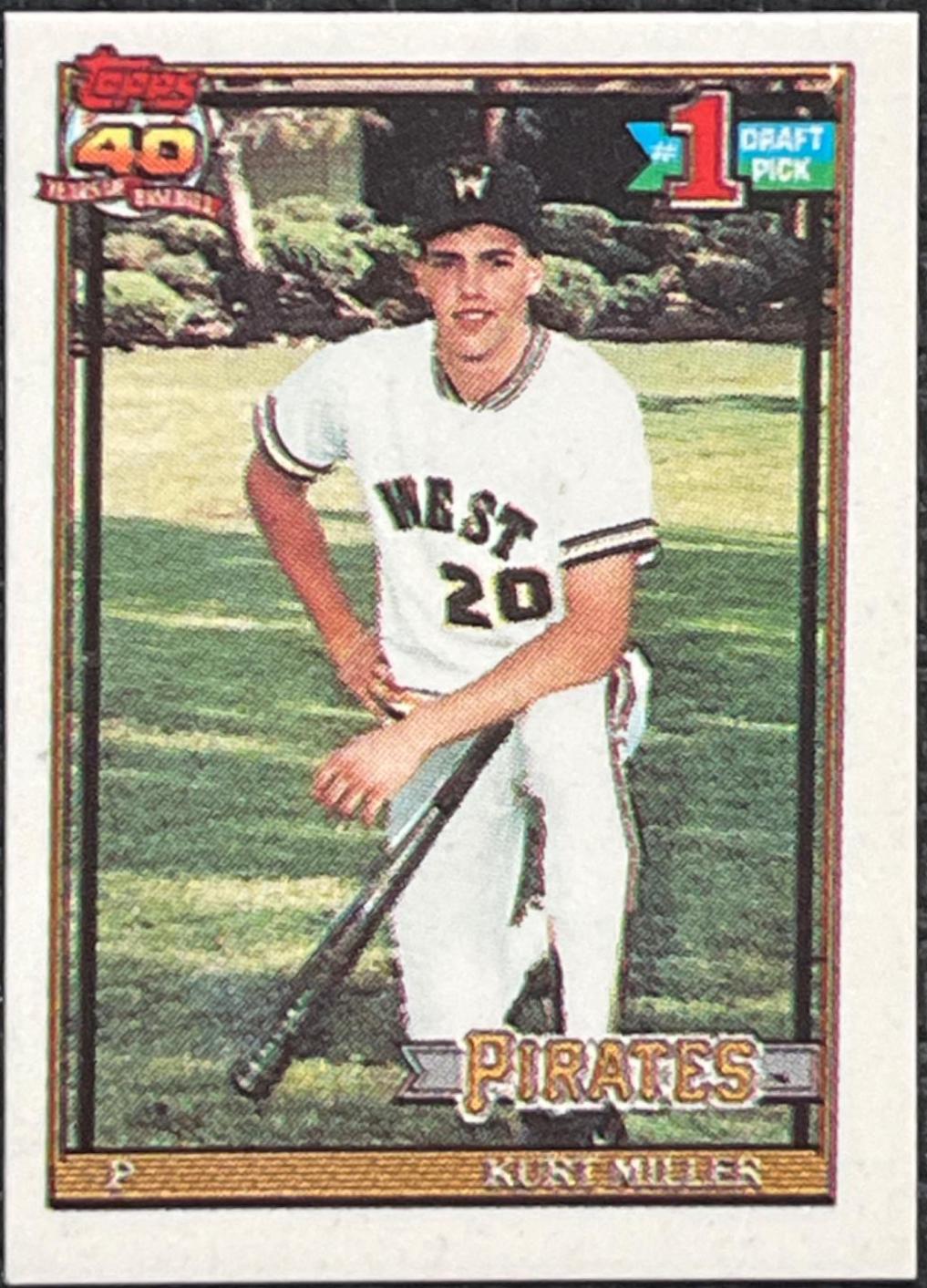 Kurt Miller #491 Baseball Cards 1991 Topps Micro