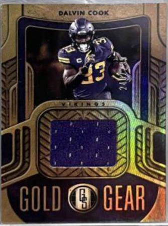 Dalvin Cook #GG-DCO Football Cards 2022 Panini Gold Standard Gear